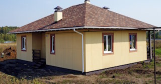 Одноэтажный дом из панелей под ключ в Осинниках - Строй-Снн от 134745 рублей